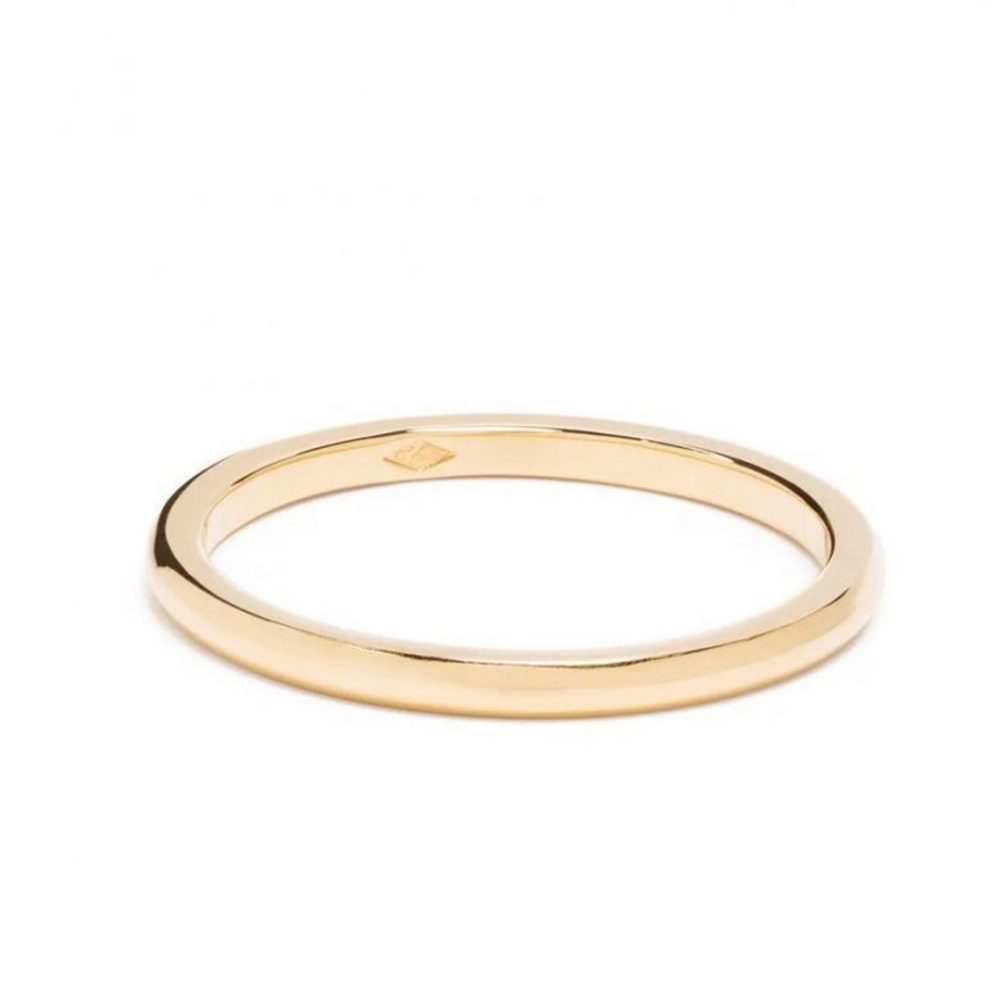 Union ring Absolu.e Signature 2mm - 18k yellow gold 1