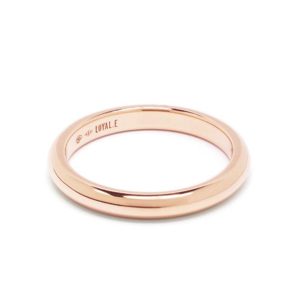 Union ring Absolu.e Signature 3mm - 18k rose gold 1