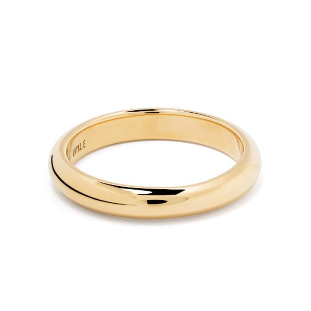 Union ring Absolu.e Half-band 3mm - 18k yellow gold 1