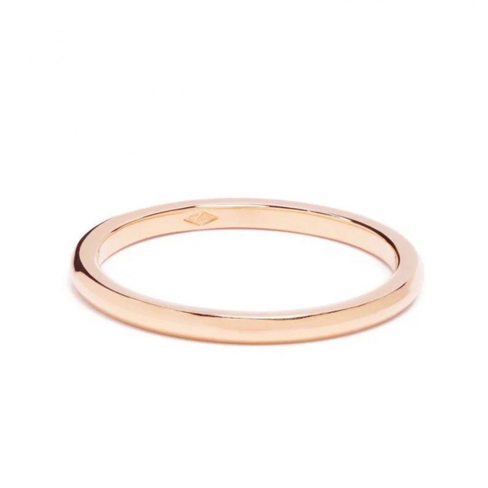 Union ring Absolu.e Signature 2mm - 18k rose gold 1