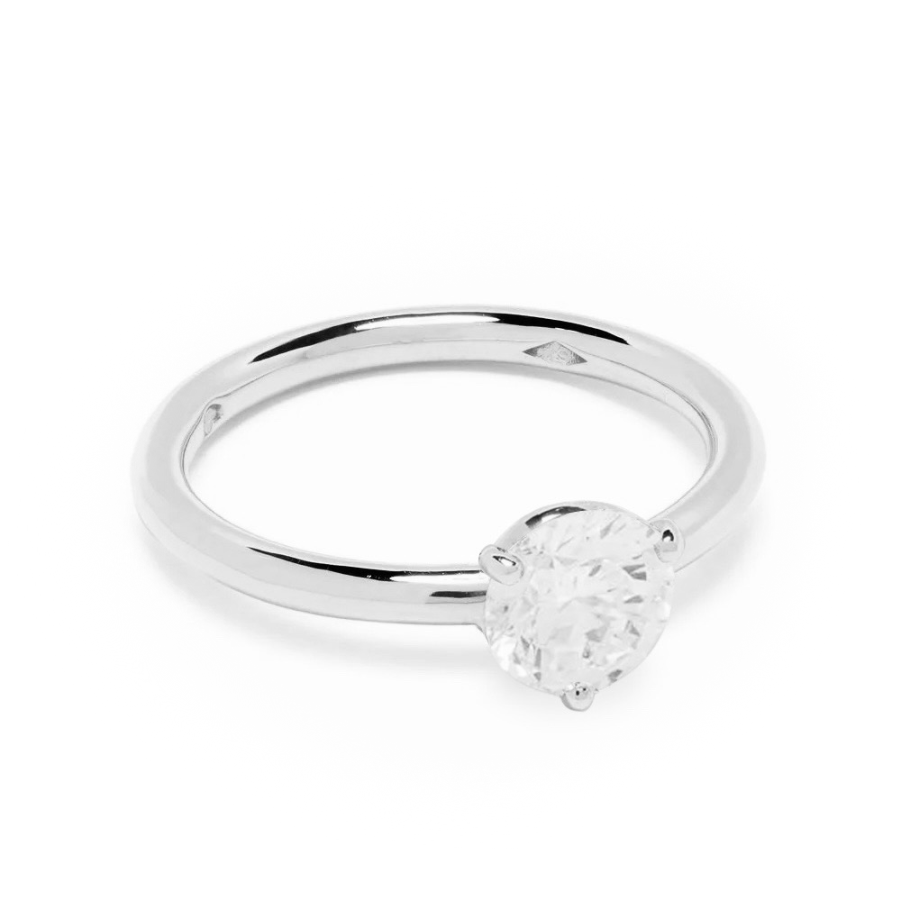 Solitaire Absolu.e 1ct - 18k white gold 1