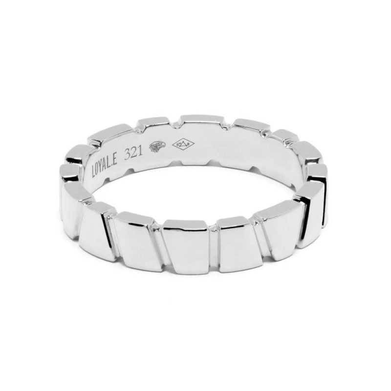 Ring Ride & Love - 18k recycled white gold lab grown diamonds loyale paris fine jewelry 1